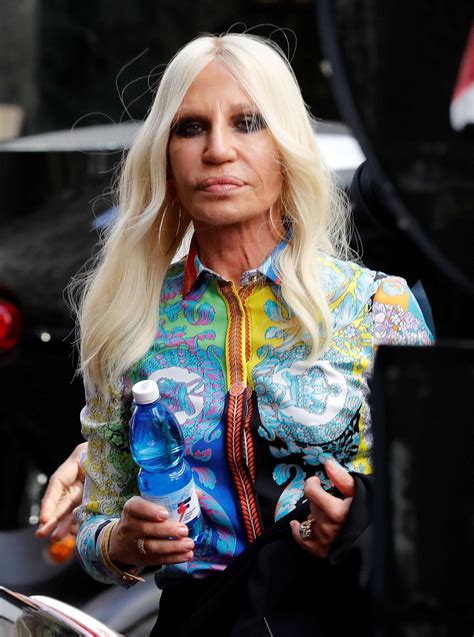 versace donatella 2021|donatella versace old pictures.